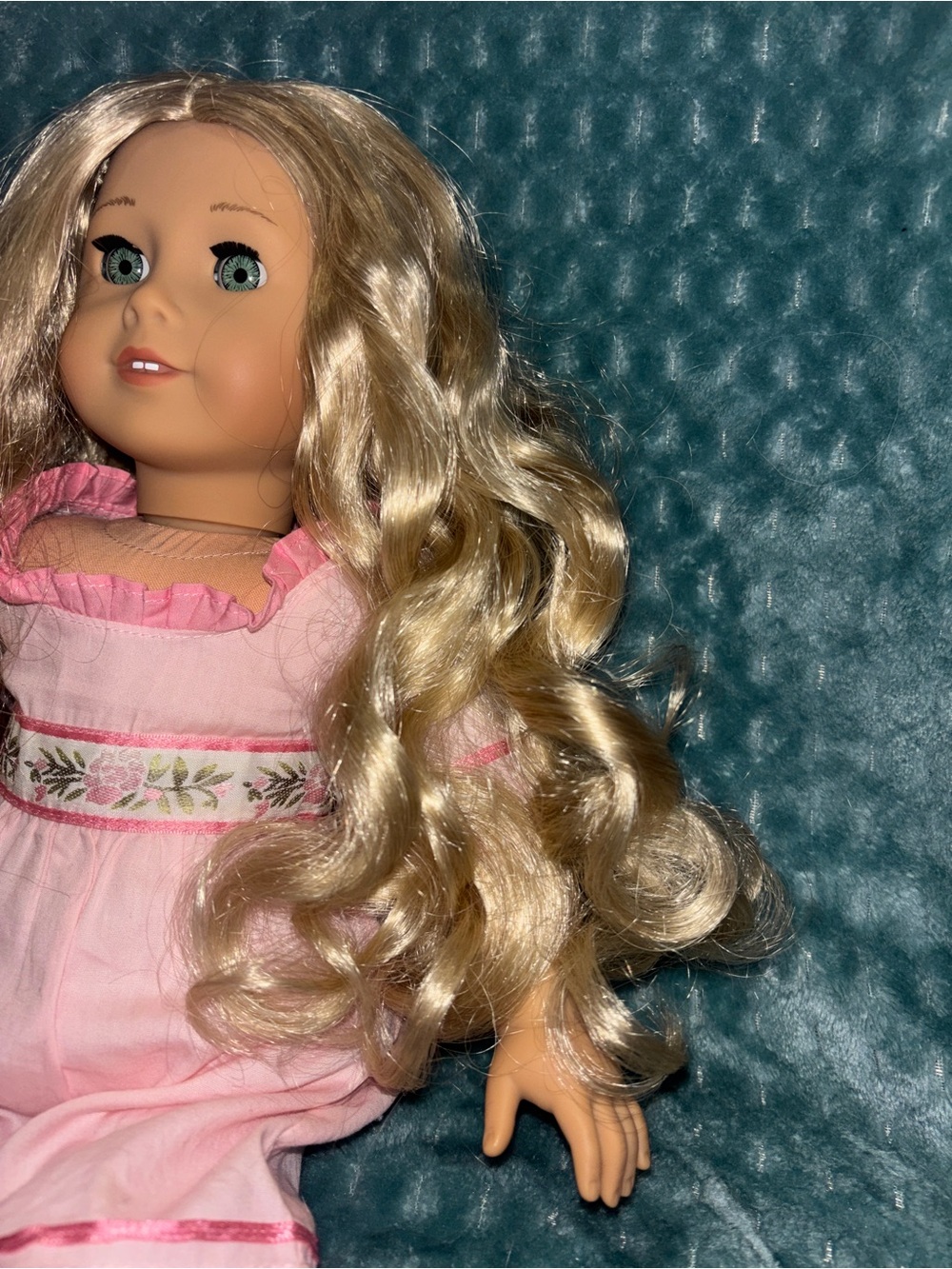 American Girl Caroline Abbott Doll in Light Pink Outfit - Picture 12 of 14